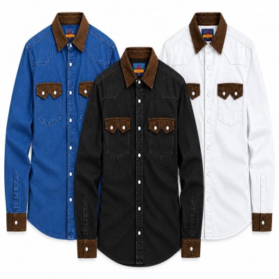 Double pocket denim shirt