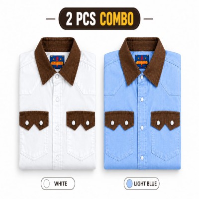 Double pocket denim shirt